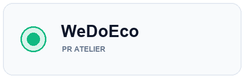 WeDoEco PR Atelier